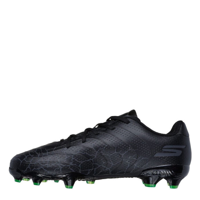 Skechers Skx_ 1 Junior Firm Ground Football Boots – Black/Silver – view 2