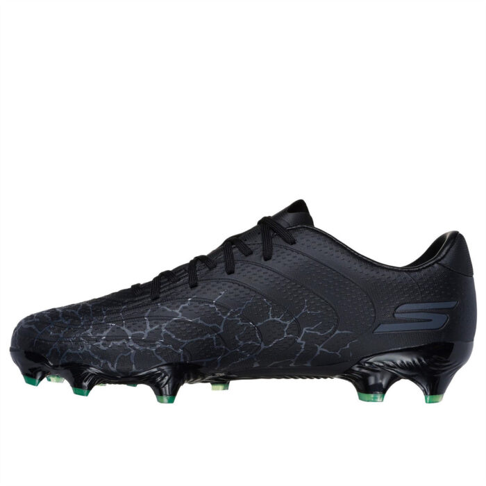 Skechers Skx_01 Gold Firm Ground Football Boots – Black/Silver – view 3