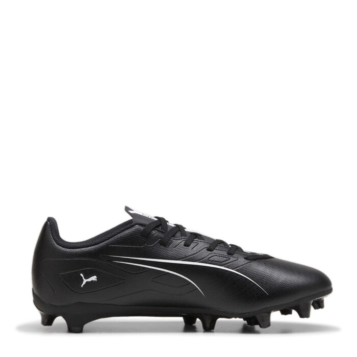 Puma Ultra 5 Firm Ground Football Boots – Black/White – view 4