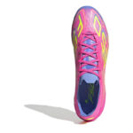 adidas F50 Firm Ground Football Boots – Pink/Lemon/Blue – view 5