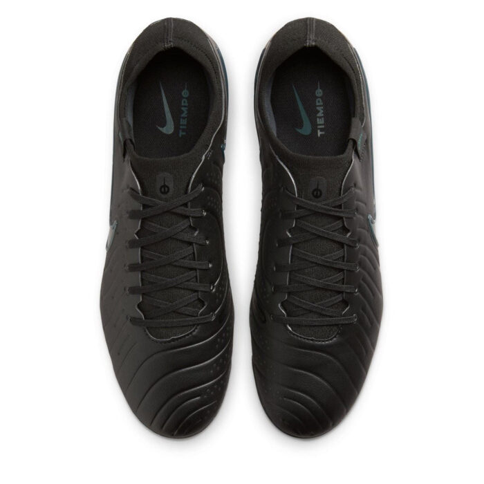 Nike Tiempo Legend 10 Firm Ground Football Boots – Black/Green – view 6