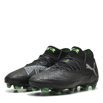 Puma Future 8 Firm Ground Football Boots – Black/Green