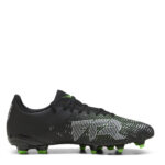 Puma Future 8 Firm Ground Football Boots – Black/Green – view 4