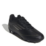 adidas F50 Junior Firm Ground Football Boots – Black/Silver – view 3