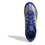 adidas F50 Junior Firm Ground Football Boots – Silver/Blue – view 5