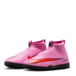 Nike Zoom Mercurial Superfly 10 Junior Turf Football Boots – Pink/Black – view 4