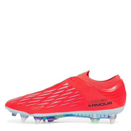 Under Armour Clone Mag Firm Ground Football Boots – Red – view 2