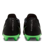 Nike Junior Firm Ground Football Boots – Black/Green – view 5