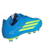 adidas F50 Messi Junior Firm Ground Football Boots – Blue/Yellow – view 4