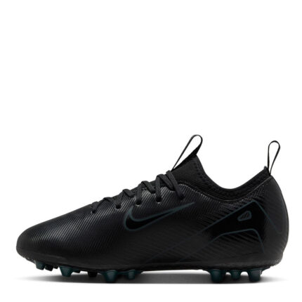 Nike Zoom Mercurial Vapor 16 Junior Artificial Ground Football Boots – Black/Green – view 2