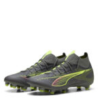Puma Womens Ultra 5 Firm Ground Football Boots – Silver/Yellow
