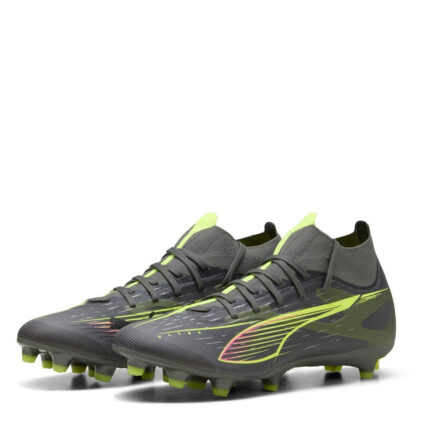 Puma Womens Ultra 5 Firm Ground Football Boots – Silver/Yellow