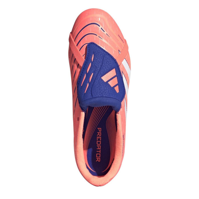 adidas Predator Junior Firm Ground Football Boots – Orange/White - Image 5
