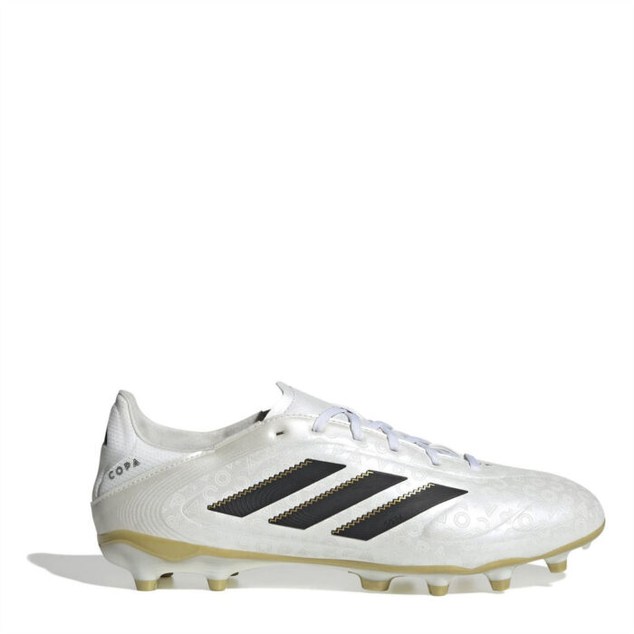 adidas Copa Pure 3 Firm Ground Football Boots – White/Blk/Gold - Image 7