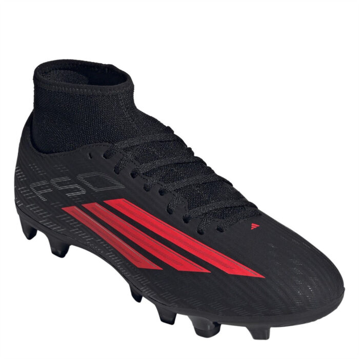 adidas addias F50 Firm Ground Football Boots – Black/Red – view 3
