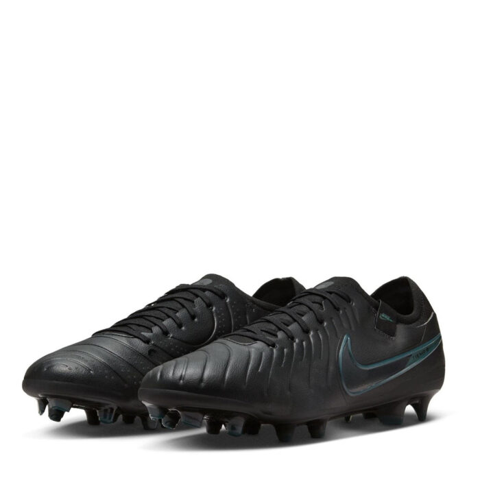 Nike Tiempo Legend 10 Firm Ground Football Boots – Black/Green – view 4