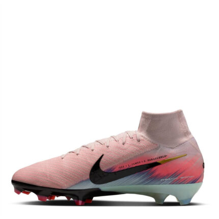 Nike Mercurial Superfly 10 Firm Ground Football Boots – Pink/Blue – view 2
