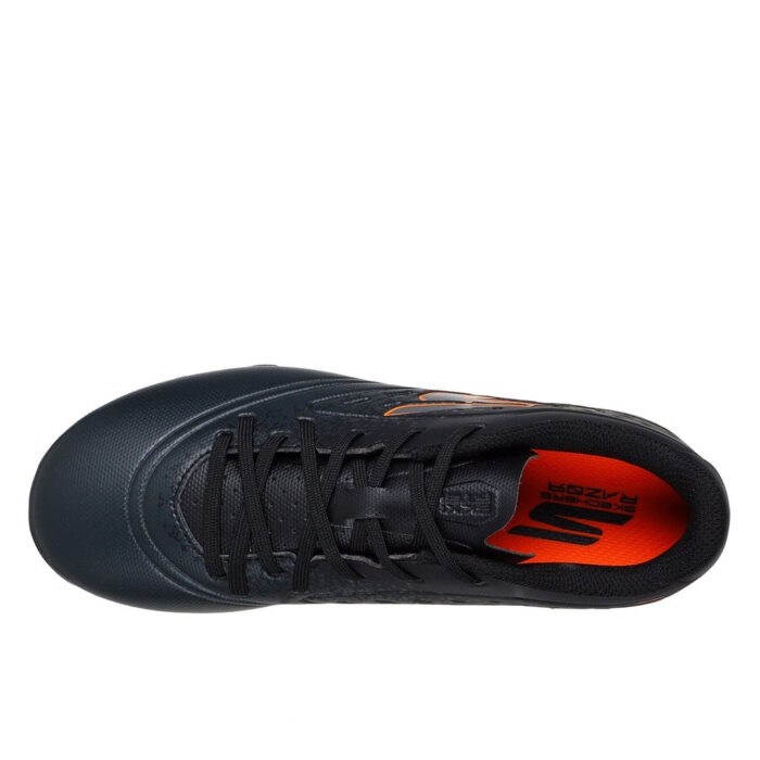 Skechers Razor Junior Firm Ground Football Boots – Black/Orange – view 5