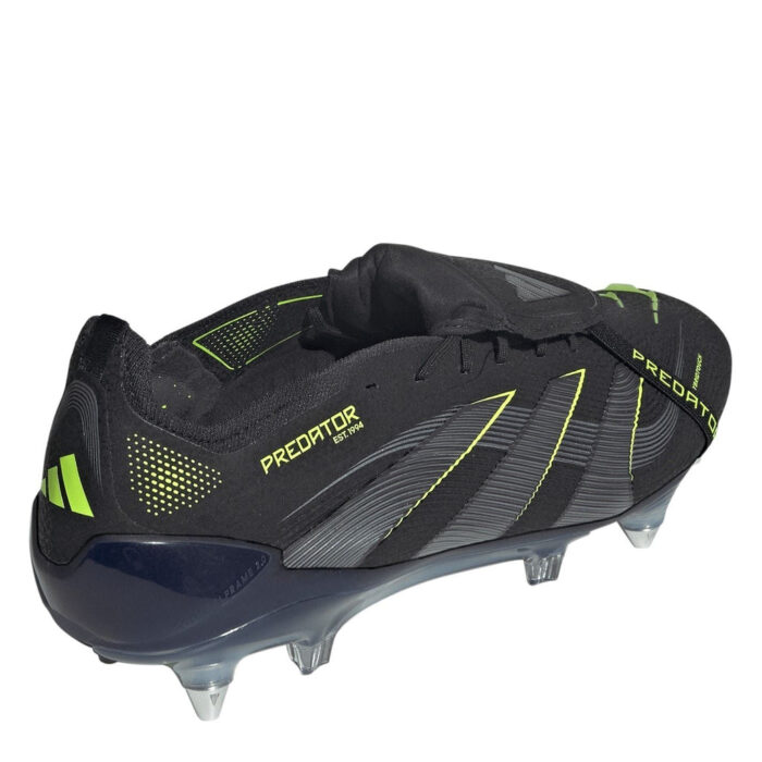 adidas Predator Soft Ground Football Boots – Black/Lemon – view 4