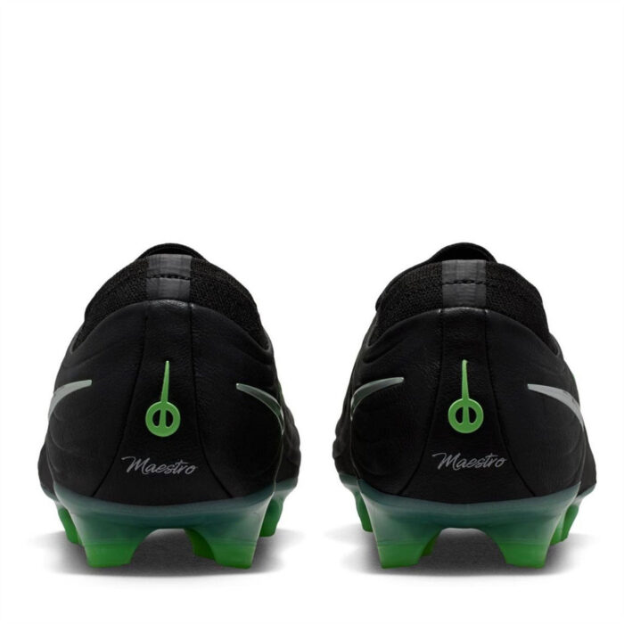 Nike Tiempo Maestro Firm Ground Football Boots – Black/Green – view 5
