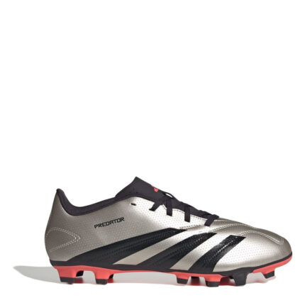 adidas Predator 24 Firm Ground Football Boots – Silver/Black