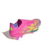 adidas Mens F50+ Firm Ground Football Boots – Pink/Yellow - Image 4
