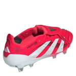 adidas Predator Firm Ground Football Boots – Red/White – view 4