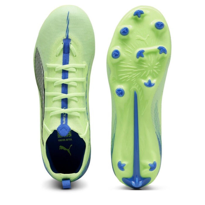 Puma Ultra Junior Firm Ground Football Boots – Apple/ White – view 3