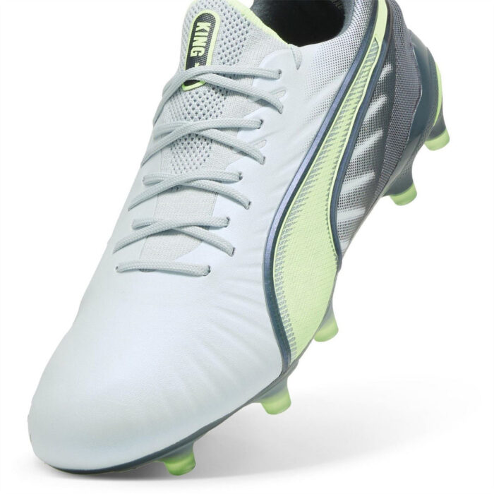 Puma Womens King Firm Ground Football Boots – Grey/Yellow – view 6