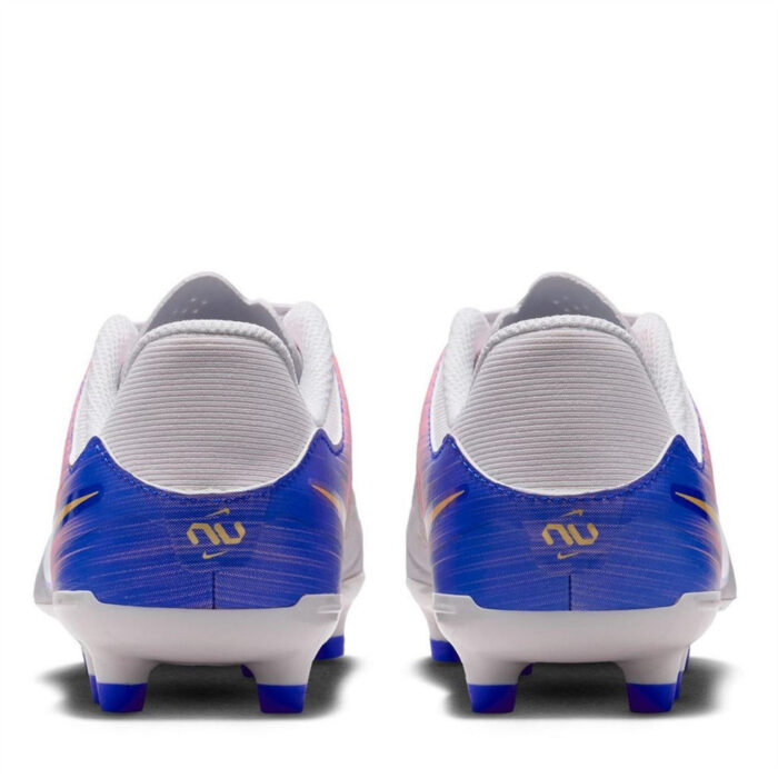 Nike Tiempo Legend 10 Junior Firm Ground Football Boots – Grey/Blue – view 5