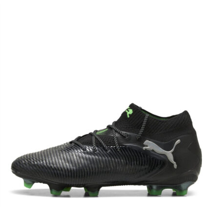 Puma Future 8 Firm Ground Football Boots – Black/Green – view 2