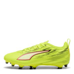 Puma Ultra Junior Firm Ground Football Boots – Yellow/Black - Image 2