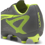 Puma Ultra 5 Firm Ground Football Boots – Silver/Yellow – view 5