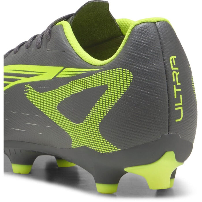 Puma Ultra 5 Firm Ground Football Boots – Silver/Yellow – view 5