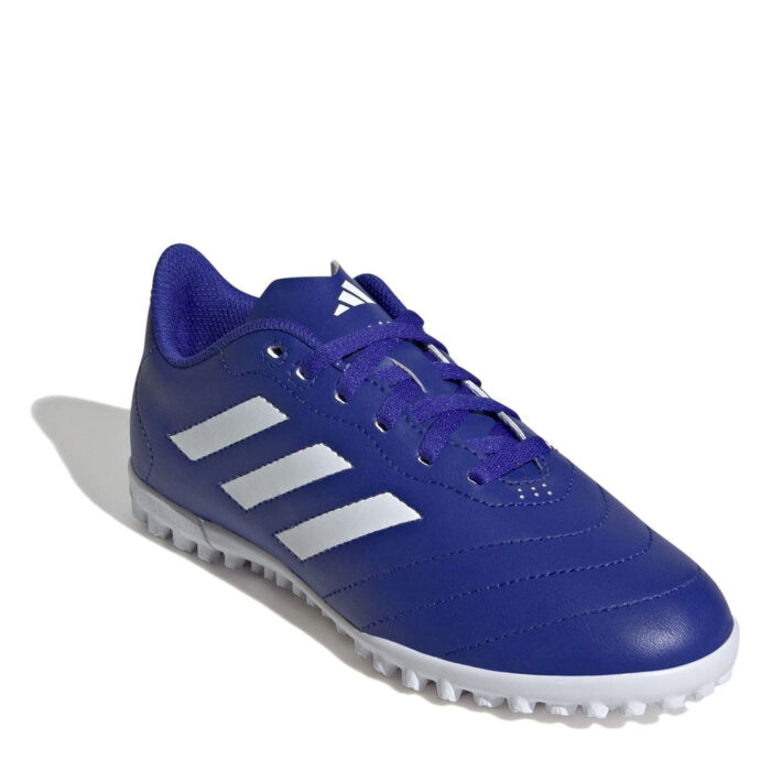 adidas Goletto Viii Junior Turf Football Boots – Blue/Wht/Red – view 3