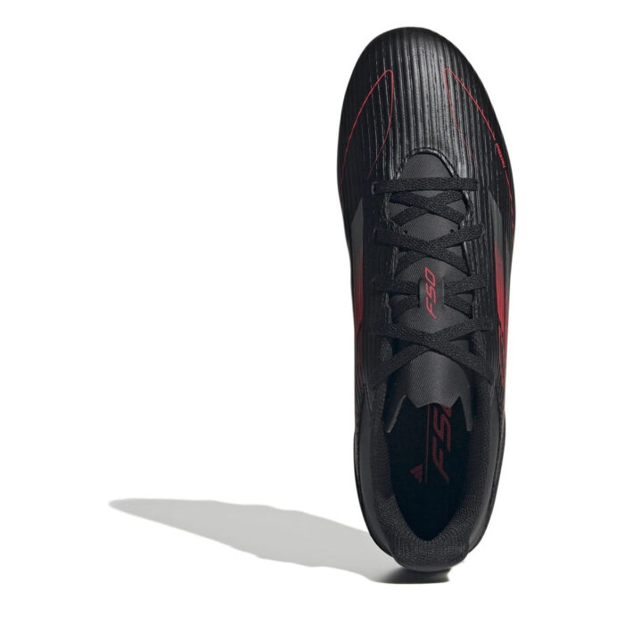 adidas F50 Firm Ground Football Boots – Core Black/Iron – view 5