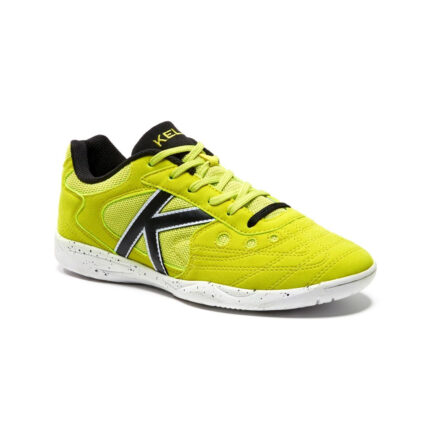 Kelme Indoor Football Boots – Lime/Black – view 2