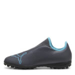 Puma Finesse Turf Football Boots – Grey/Aqua - Image 2