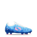 Sondico Blaze Junior Firm Ground Football Boots – Blue/Pink/White
