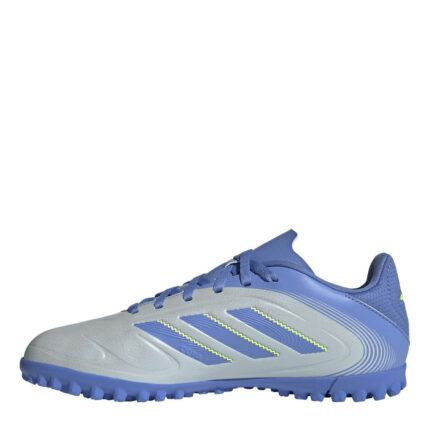 adidas Junior Turf Football Boots – Blue/Lemon – view 2