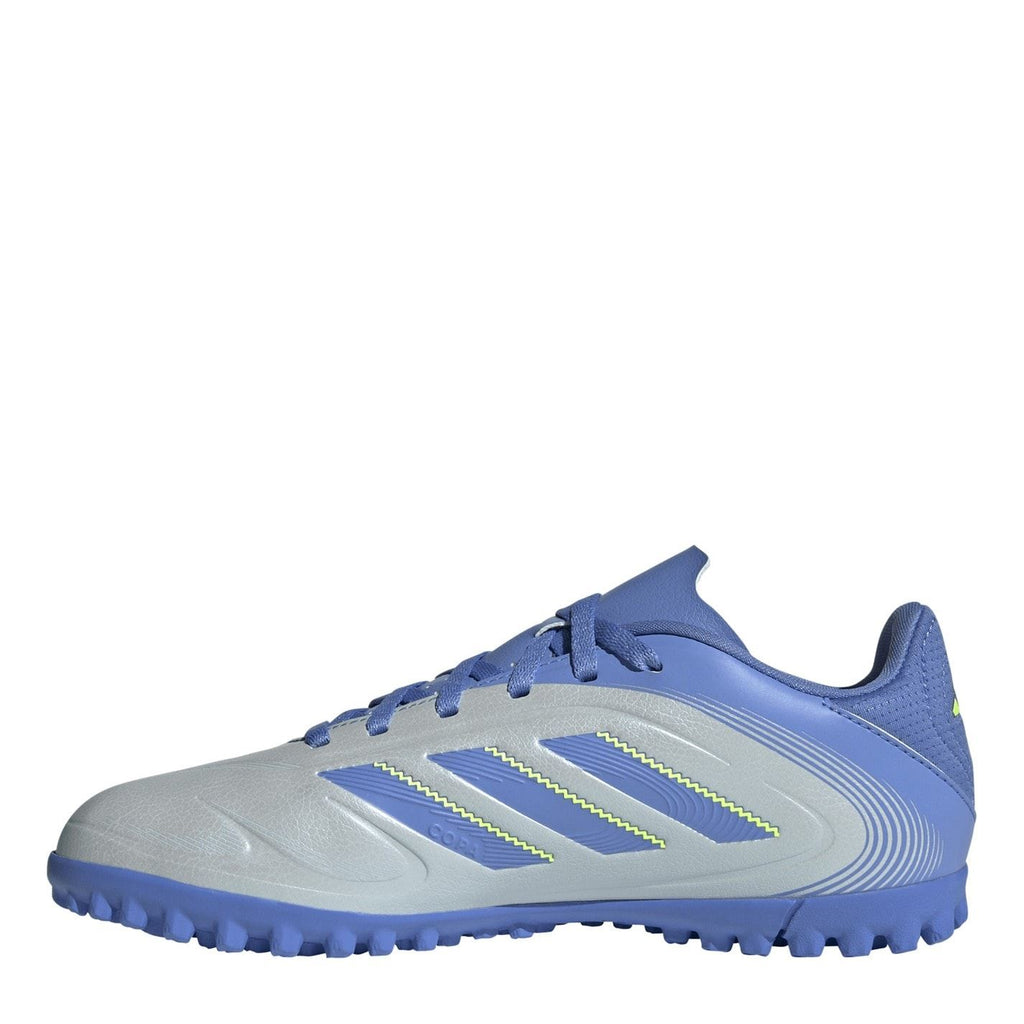 adidas Junior Turf Football Boots – Blue/Lemon – view 2