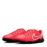Nike Tiempo Legend 10 Junior Turf Football Boots – Red/White – view 4