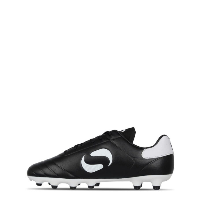 Sondico Strike Junior Firm Ground Football Boots – Black/White – view 2