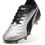 Puma Mens King Firm Ground Football Boots – Puma Silver-P – view 6