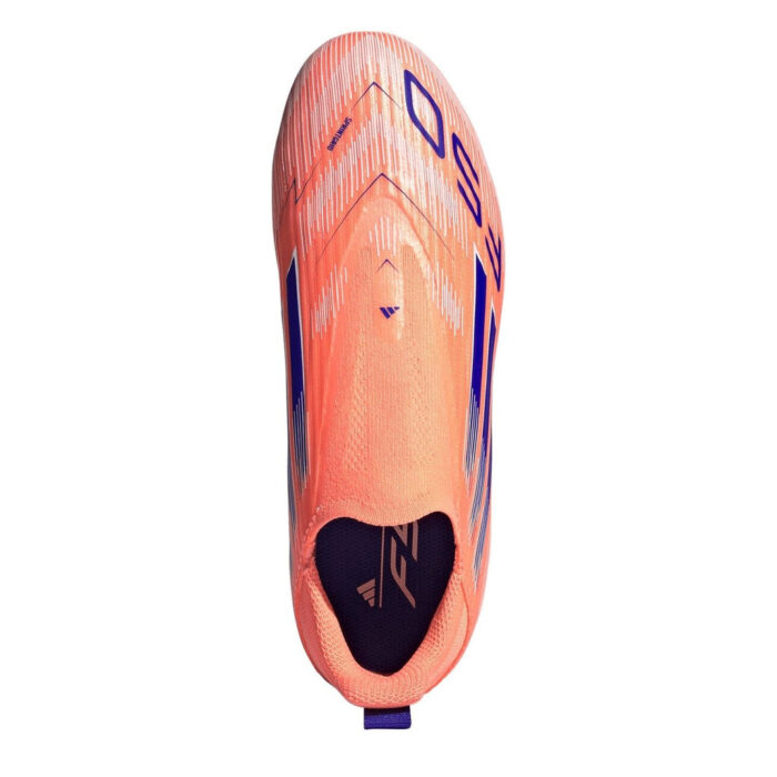 adidas F50 Junior Multi-Ground Football Boots – Orange/Blue - Image 5