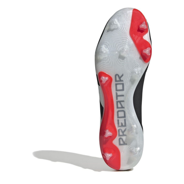 adidas Predator 24 Firm Ground Football Boots – Black/White/Red – view 6