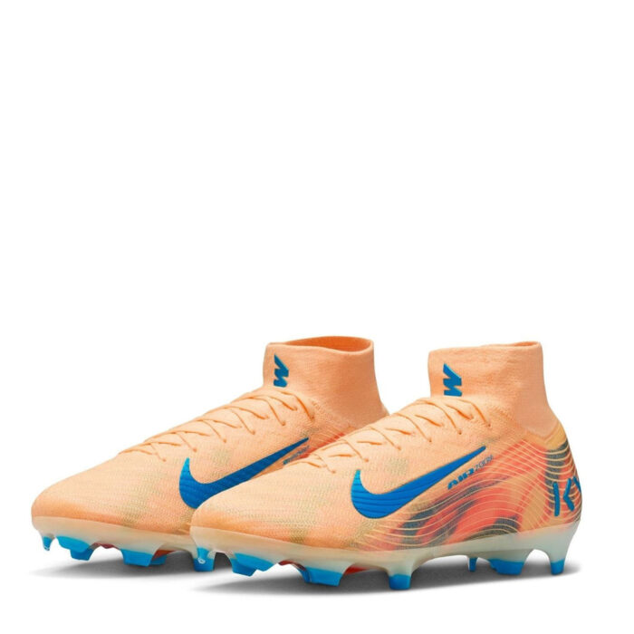 Nike Mercurial Superfly 10 Firm Ground Football Boots – Orange/Melon – view 4