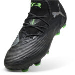 Puma Future 8 Firm Ground Football Boots – Black/Green – view 6