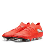 Puma Future 9 Firm Ground Football Boots – Red/Silver - Image 2