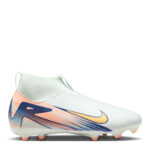 Nike Zoom Mercurial Superfly 10 Junior Firm Ground Football Boots – Green/White